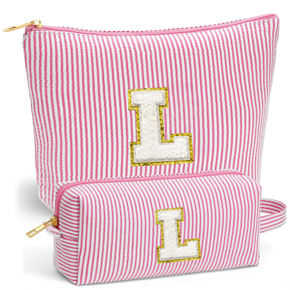 Fohufo large travel toiletry bag keeps cosmetics organized for travel.