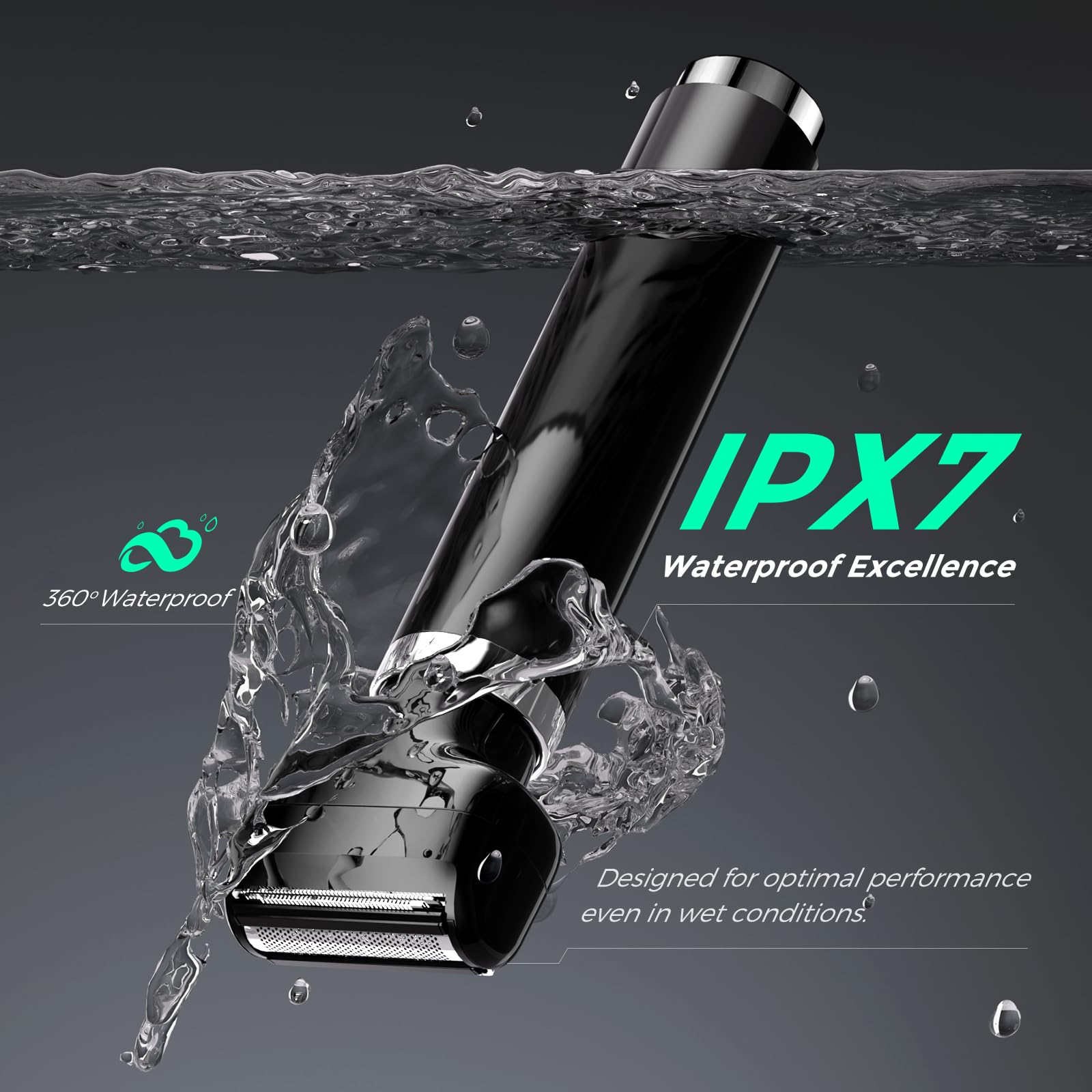FOKE back shaver adjustable speed for customized comfort