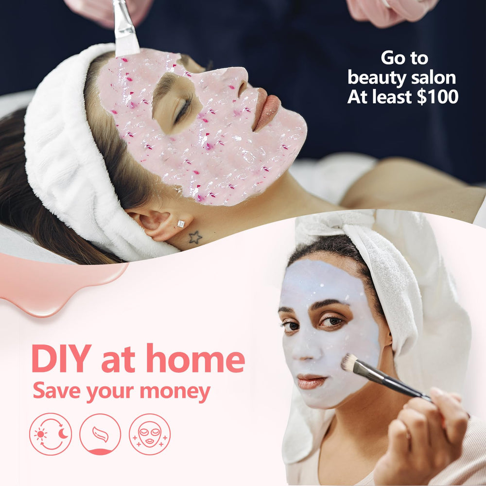 Fokiabin jelly mask ingredients highlight alginate and hyaluronic acid for nourishing care.