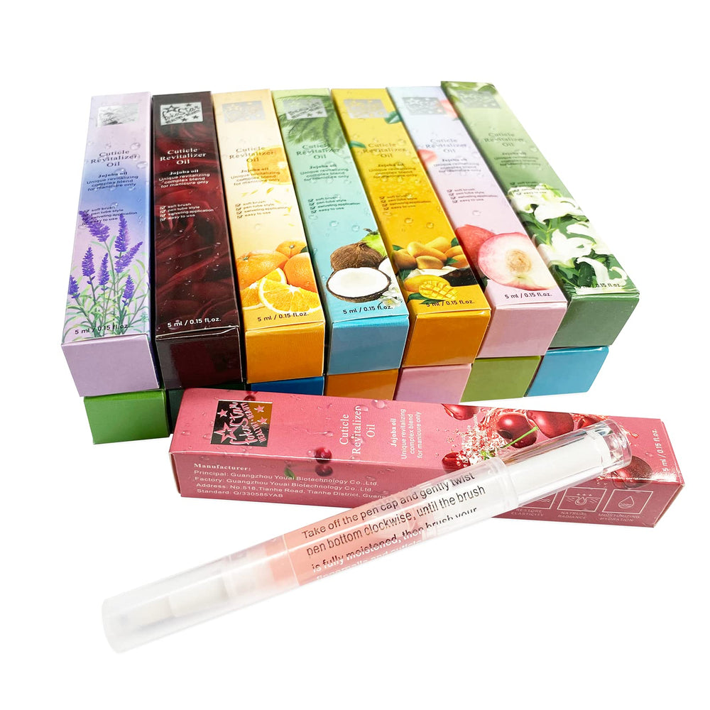 Fokostar gift-packaging cuticle oil pen set ideal for nail-care gifts.