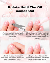 Fokostar Nail & Cuticle Oil Pen supports salon-quality maintenance at home with convenient application.