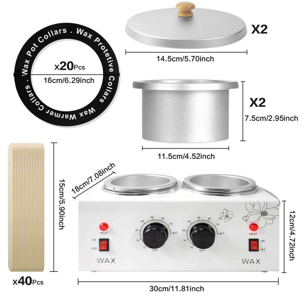 folconroad home wax removal setup lets you manage full-body waxing at home.