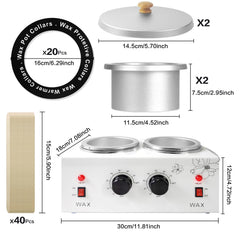 folconroad home wax removal setup lets you manage full-body waxing at home.