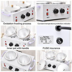 folconroad wax heater temperature control dial supports precise, safe wax heating.