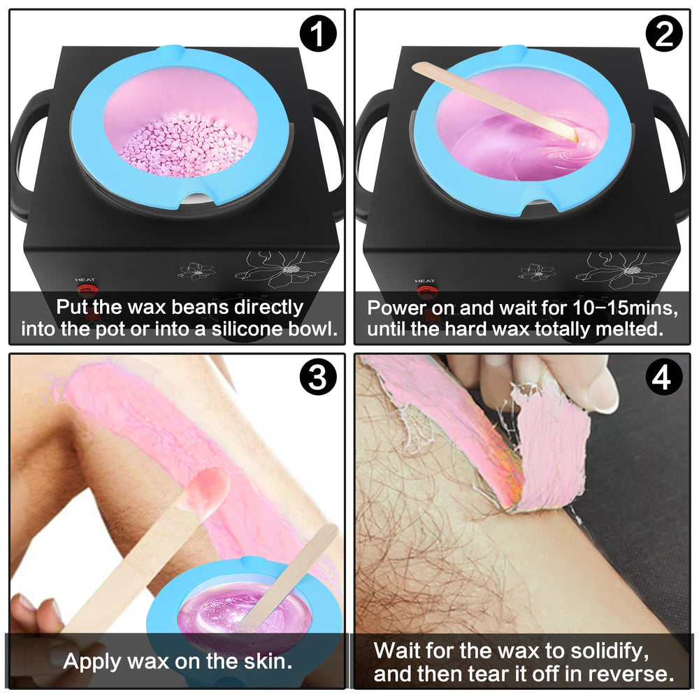 Folconroad wax warmer with 600cc pot capacity for longer waxing sessions