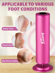 Fooseey foot file with adjustable speed for personalized care