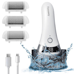 Fooseey upgraded electric foot callus remover product shot for at-home pedicures and smoother feet.