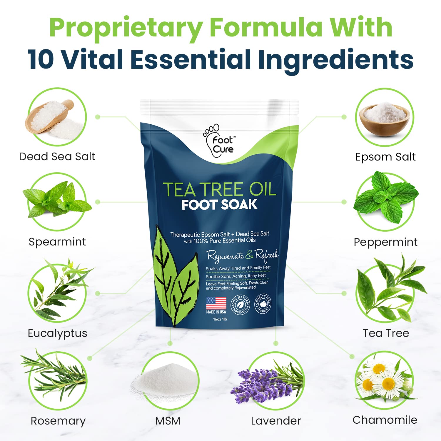 Foot Cure At-home spa setup ready for tired feet relief.