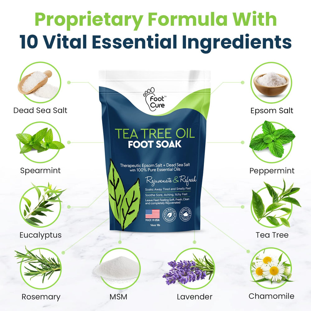 Foot Cure At-home spa setup ready for tired feet relief.