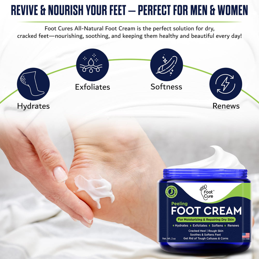 FOOT CURE Foot Cream fits into daily foot-care routine