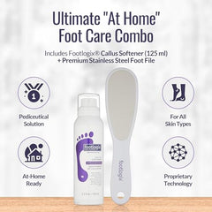 Footlogix Foot File double-sided for smoothing rough skin during a DIY pedicure