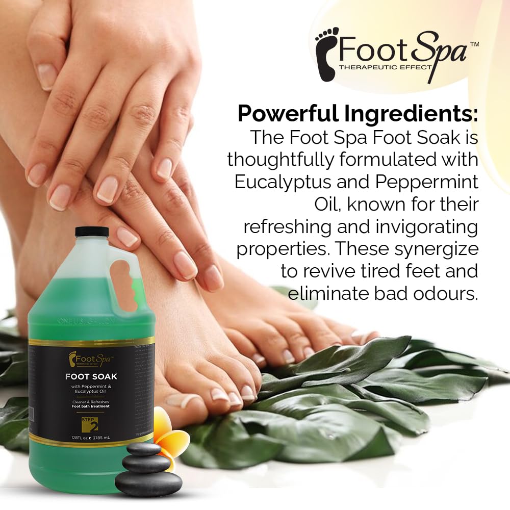 FootSpa Foot Soak ready for at-home spa foot bath scene.