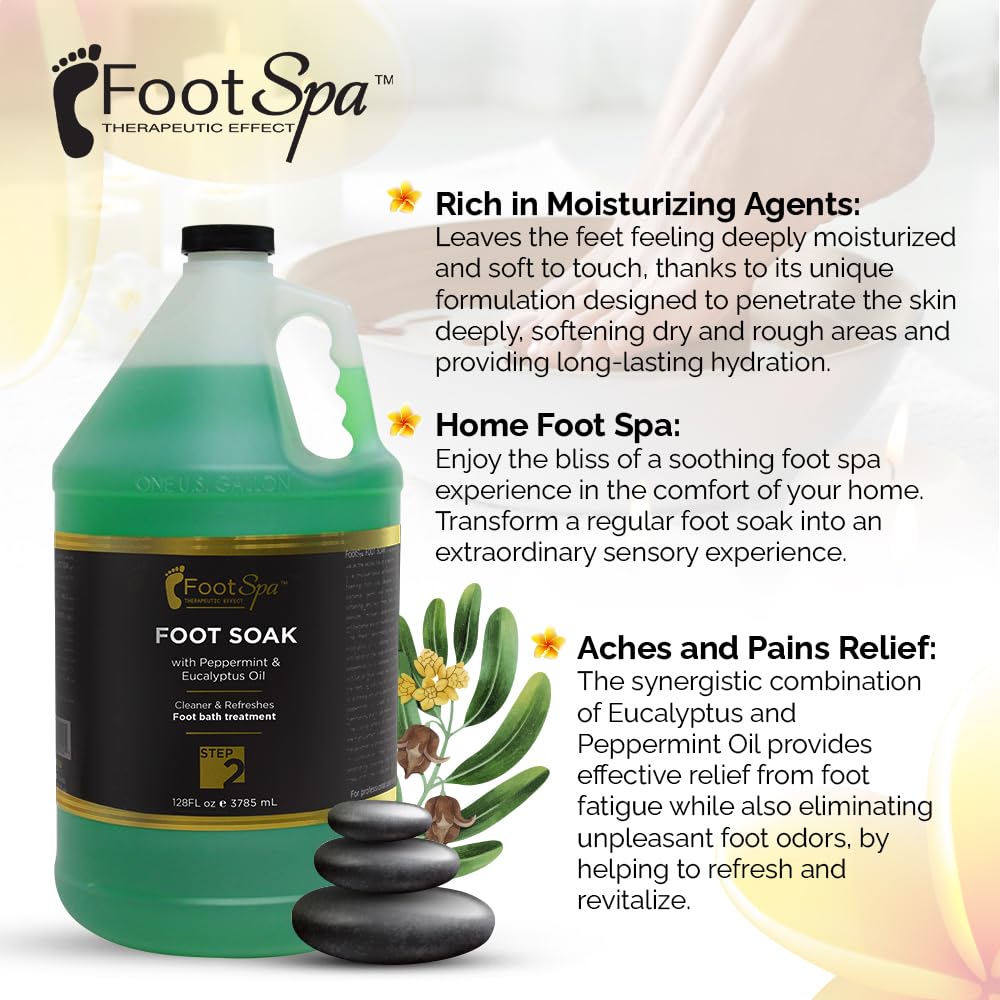FootSpa Foot Soak pour into whirlpool for relaxing soak.