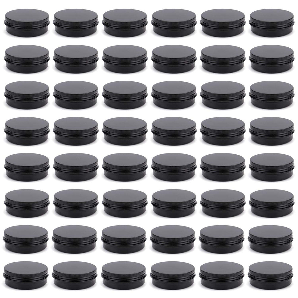 Foraineam 48 pack lip balm tins in aluminum offer bulk storage for DIY cosmetics on the go