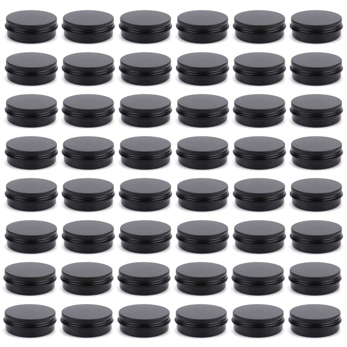 Foraineam 48 pack lip balm tins in aluminum offer bulk storage for DIY cosmetics on the go