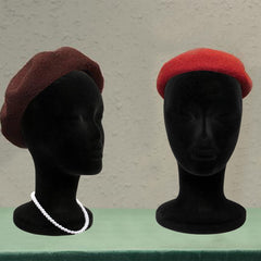 Foraineam 12-inch female foam head with realistic features for styling.