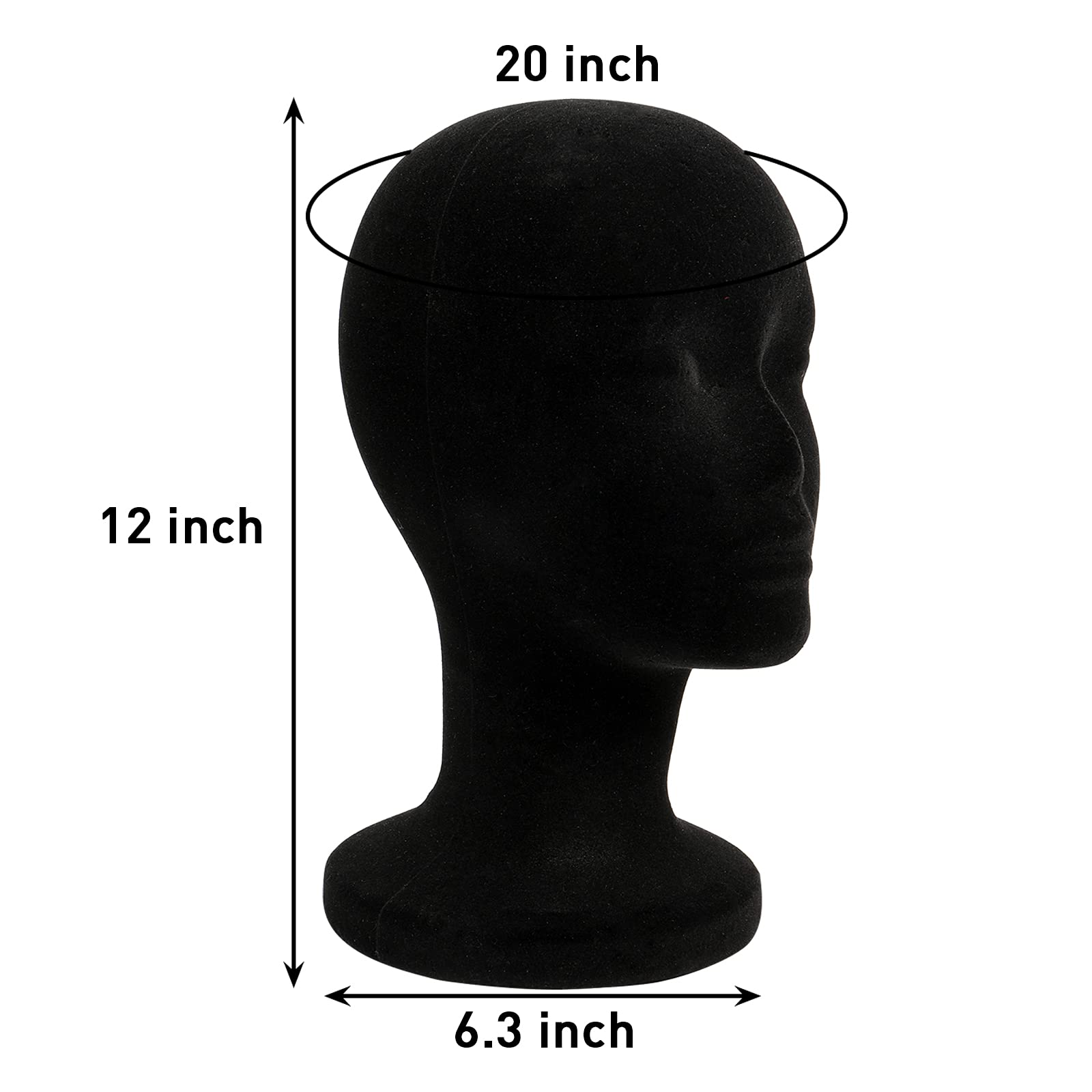 Foraineam foam head showing 1-inch bottom clamp hole for clamps.