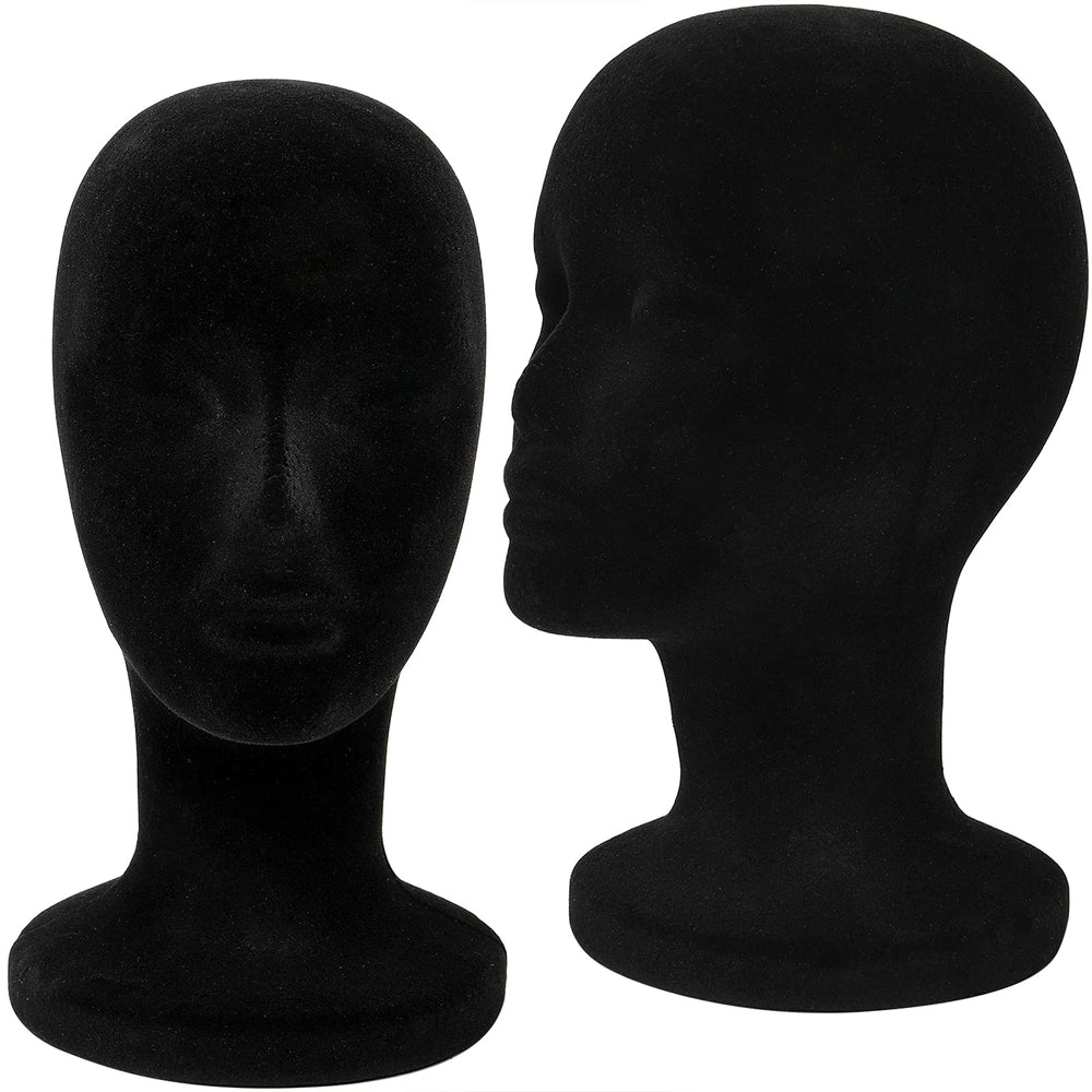 Foraineam lightweight durable display head for wigs and headpieces.
