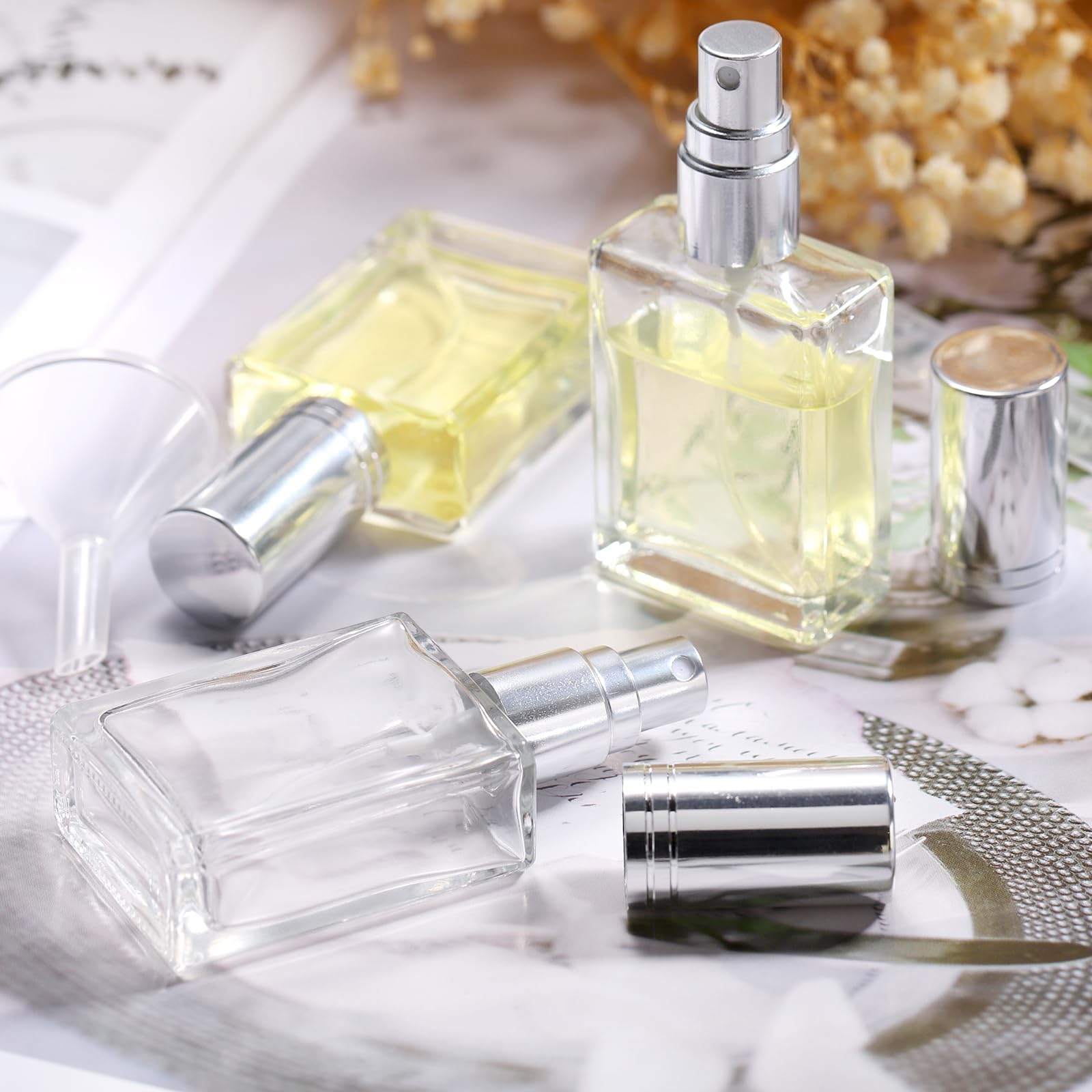 Foraineam portable travel-size bottles fit purses and gym bags.