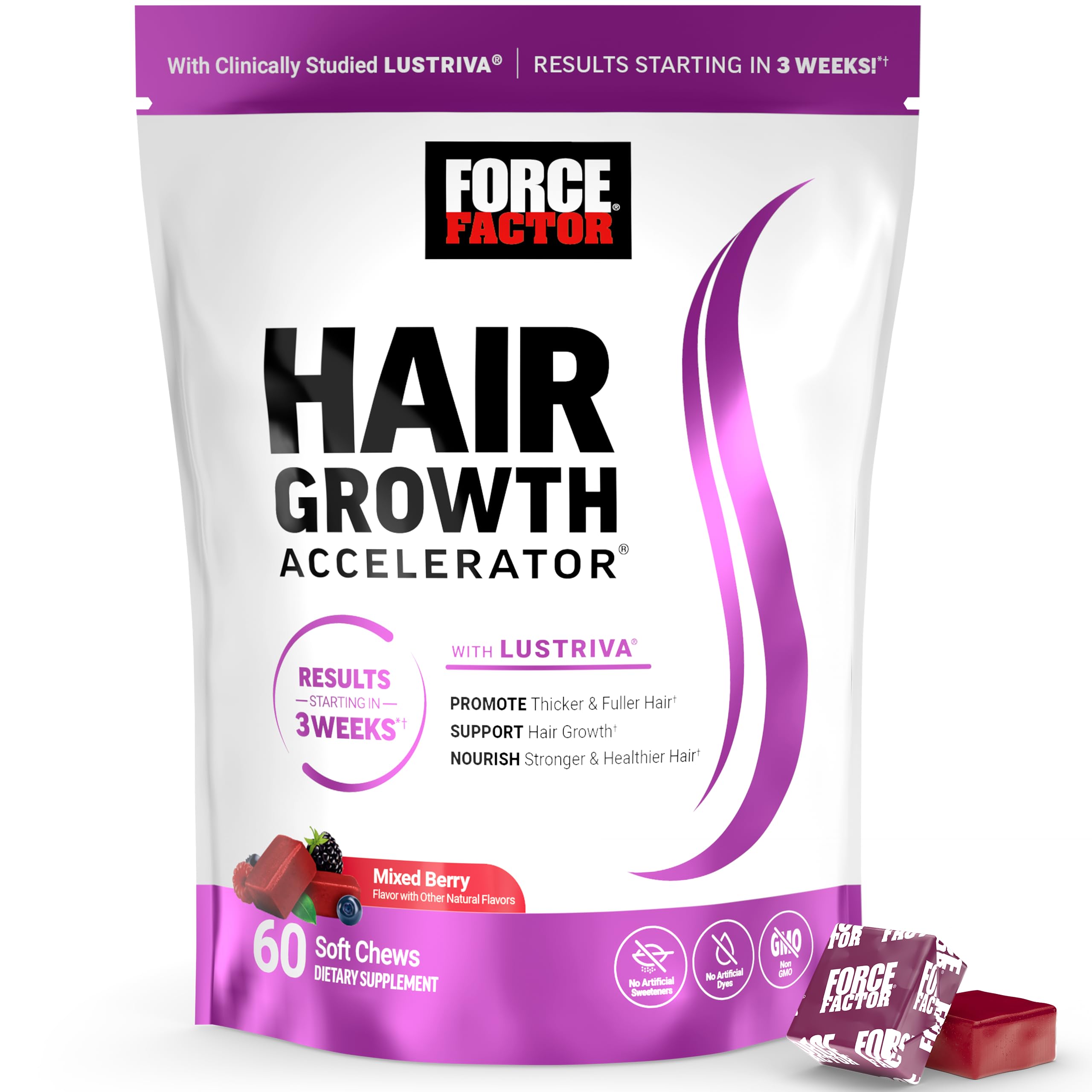 Force Factor front packaging showing product name and benefits