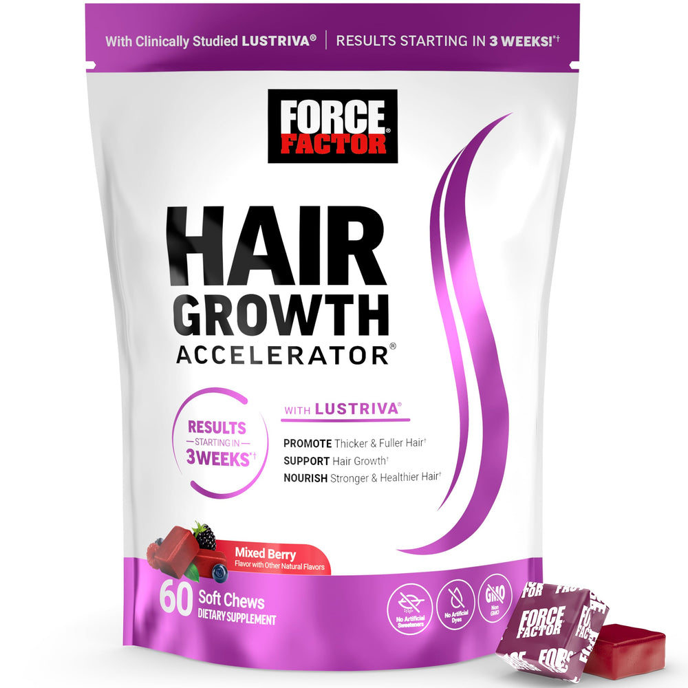 Force Factor front packaging showing product name and benefits