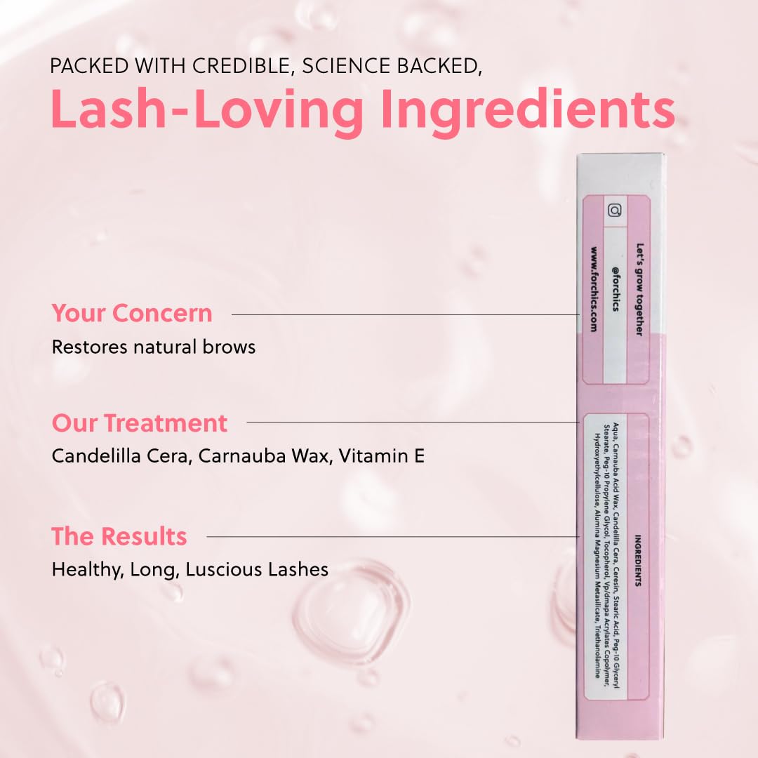 ForChics Nourishing Mascara removal demonstrates easy, gentle removal without rubbing.