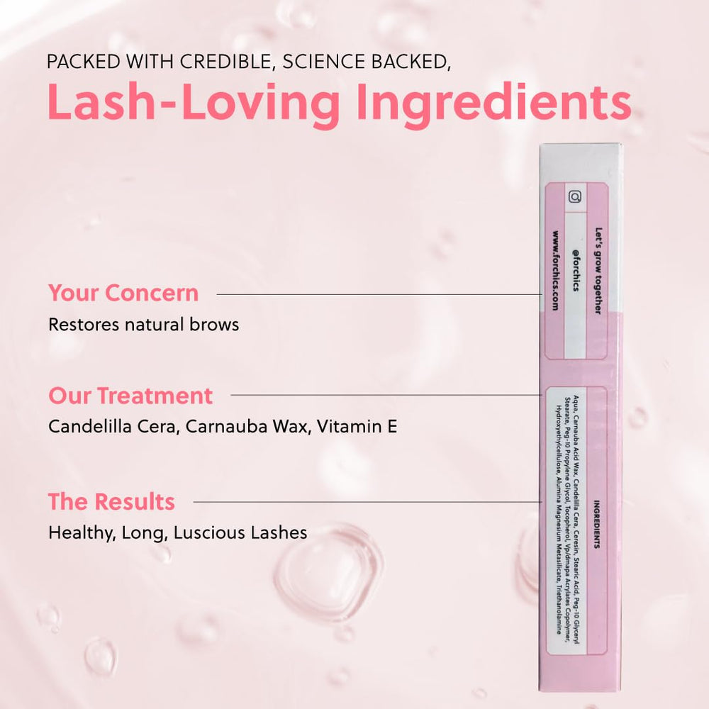 ForChics Nourishing Mascara removal demonstrates easy, gentle removal without rubbing.