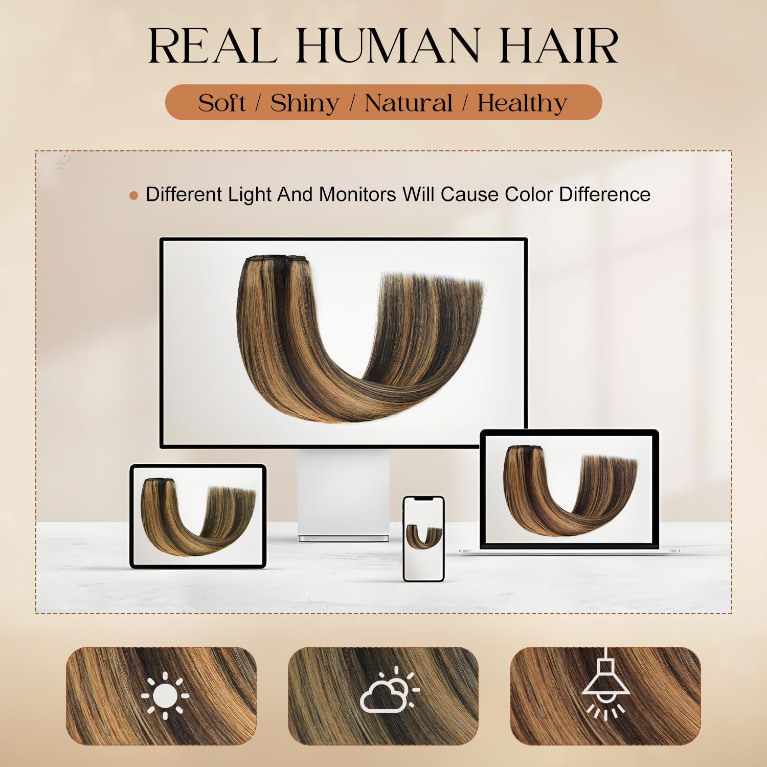 Forede easy-application clips make attaching and removing at home simple and quick.