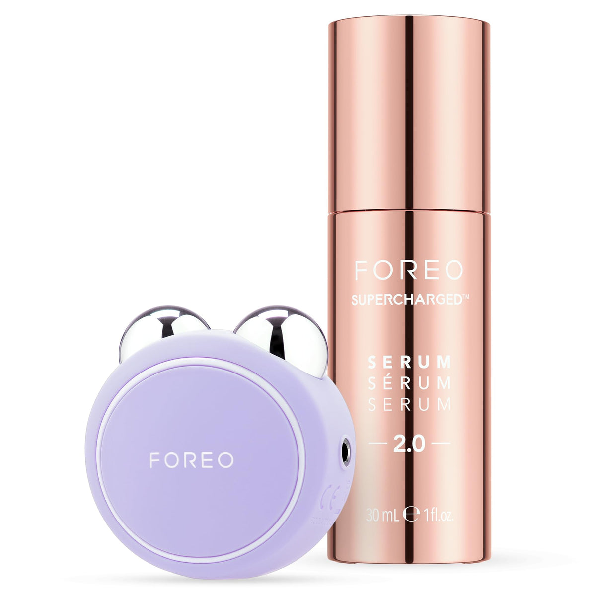 FOREO BEAR mini front view highlighting at-home lift potential