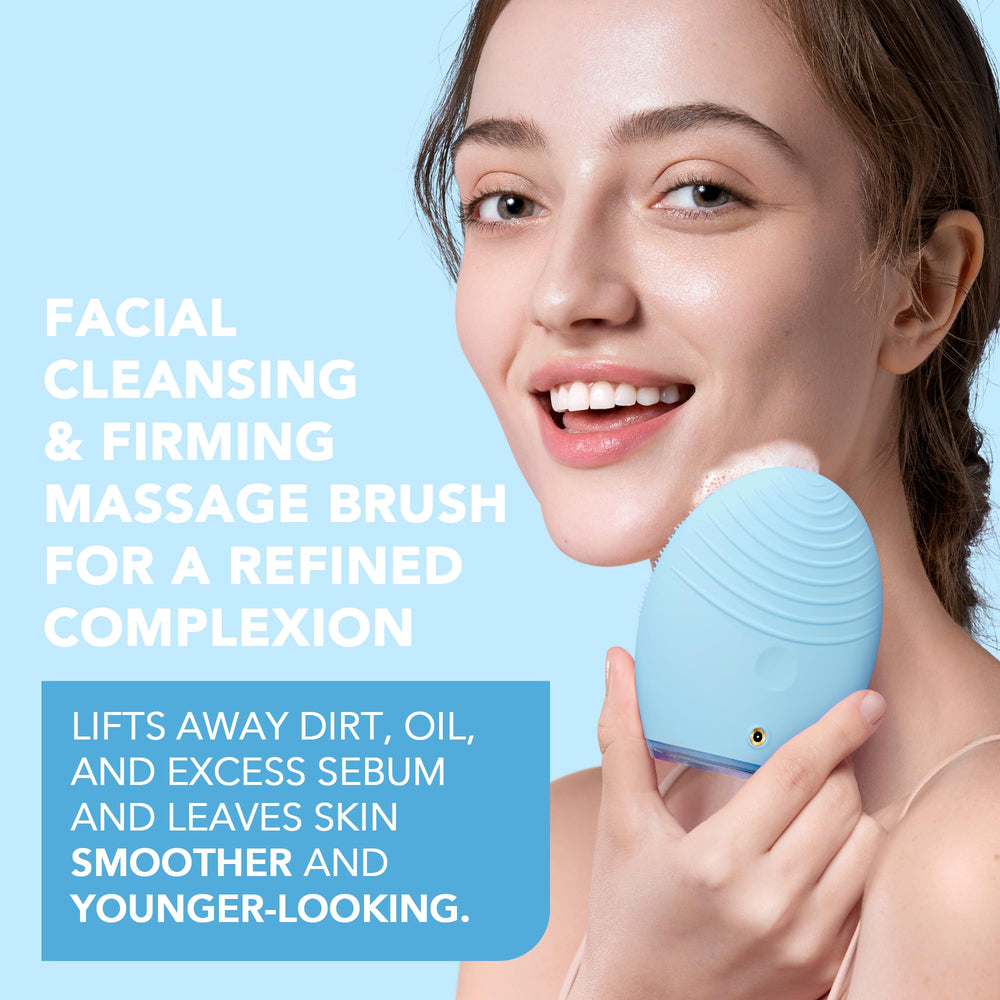FOREO LUNA 3 silicone touchpoints glide gently for a hygienic cleanse