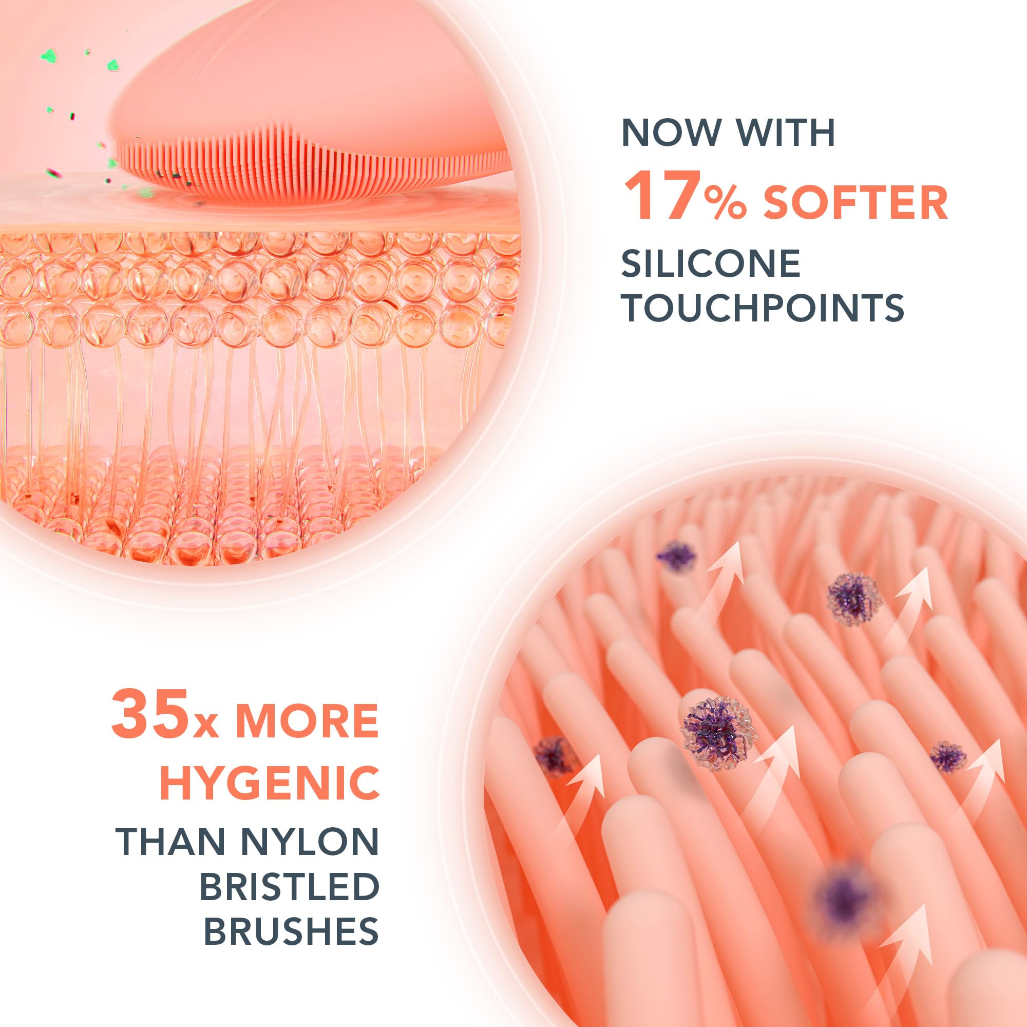 FOREO LUNA 4 firming massage options closeup for daily skin rejuvenation.