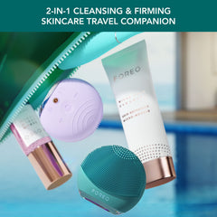 FOREO LUNA 4 go firming back ridges gently tones daily.