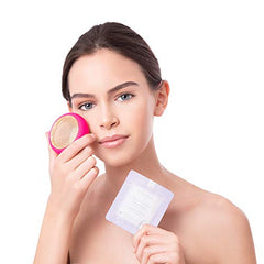 FOREO microfiber mask close up showing ultra soft hydration.