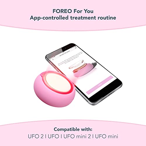 FOREO vitamin E protection during a brightening at home session.