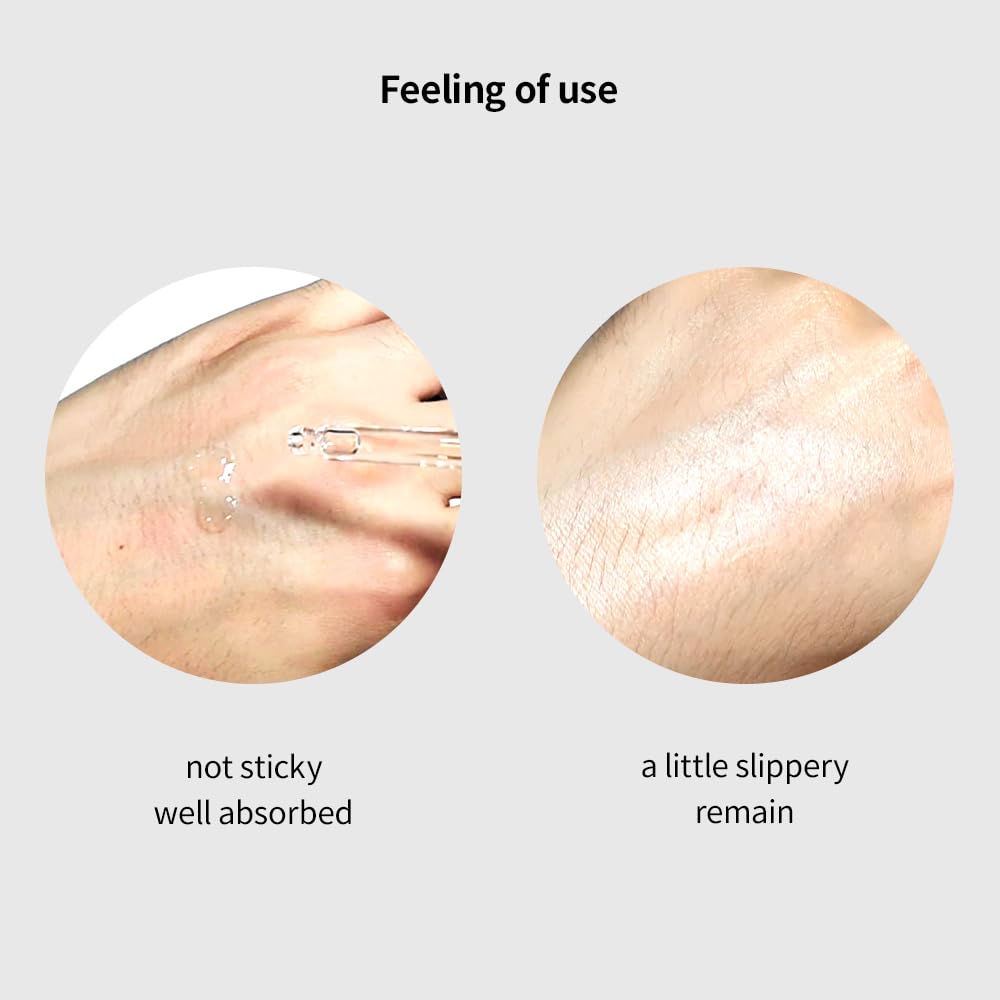 Application on cheek and neck demonstrates contour-friendly, hydrating care.