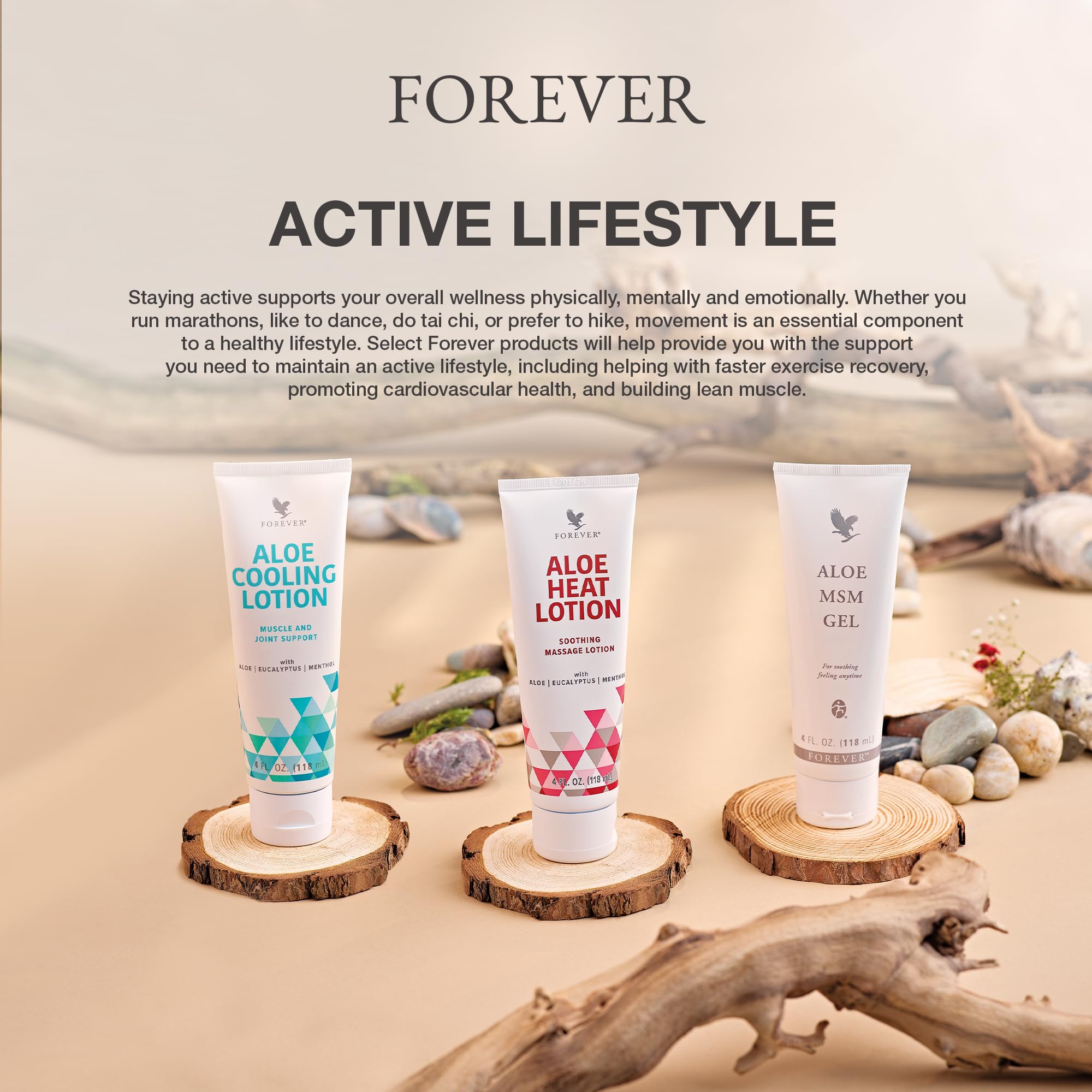 Forever Living Aloe Heat Lotion ingredients highlight premium hand-harvested aloe quality