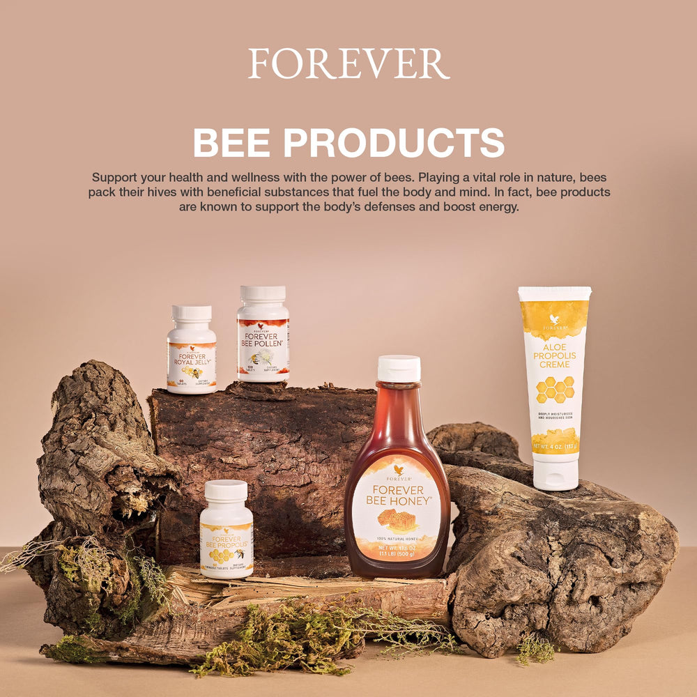 Forever Living Aloe Propolis Creme texture closeup suggesting rich moisture for soft skin.