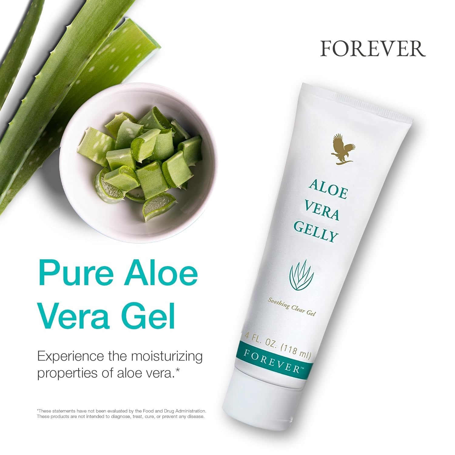 Forever Living Aloe Vera Gelly versatile use on dry patches and razor burns