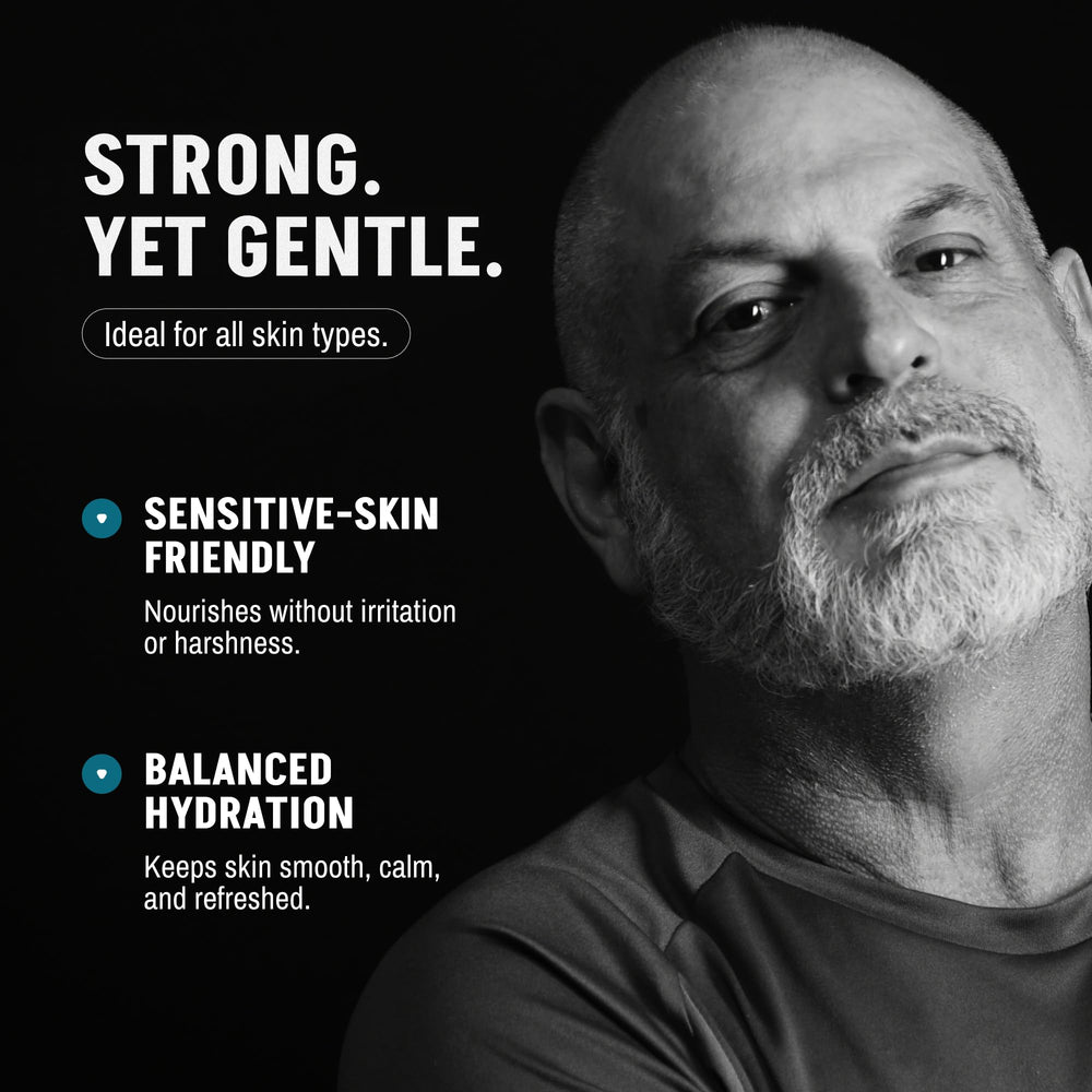 Forge Skin day-night-use bottle demonstrates versatile skincare routine