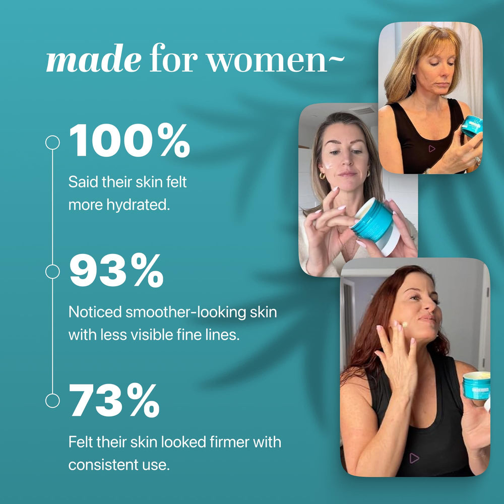 Forge Skin Tighten & Lift Balm neck area application for visible tightening.