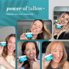 Forge Skin Tighten & Lift Balm texture close-up showcasing creamy formula for hydration.