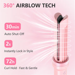 FORLIFA Pro 3D levitation barrel shown for long hair with minimal snagging.