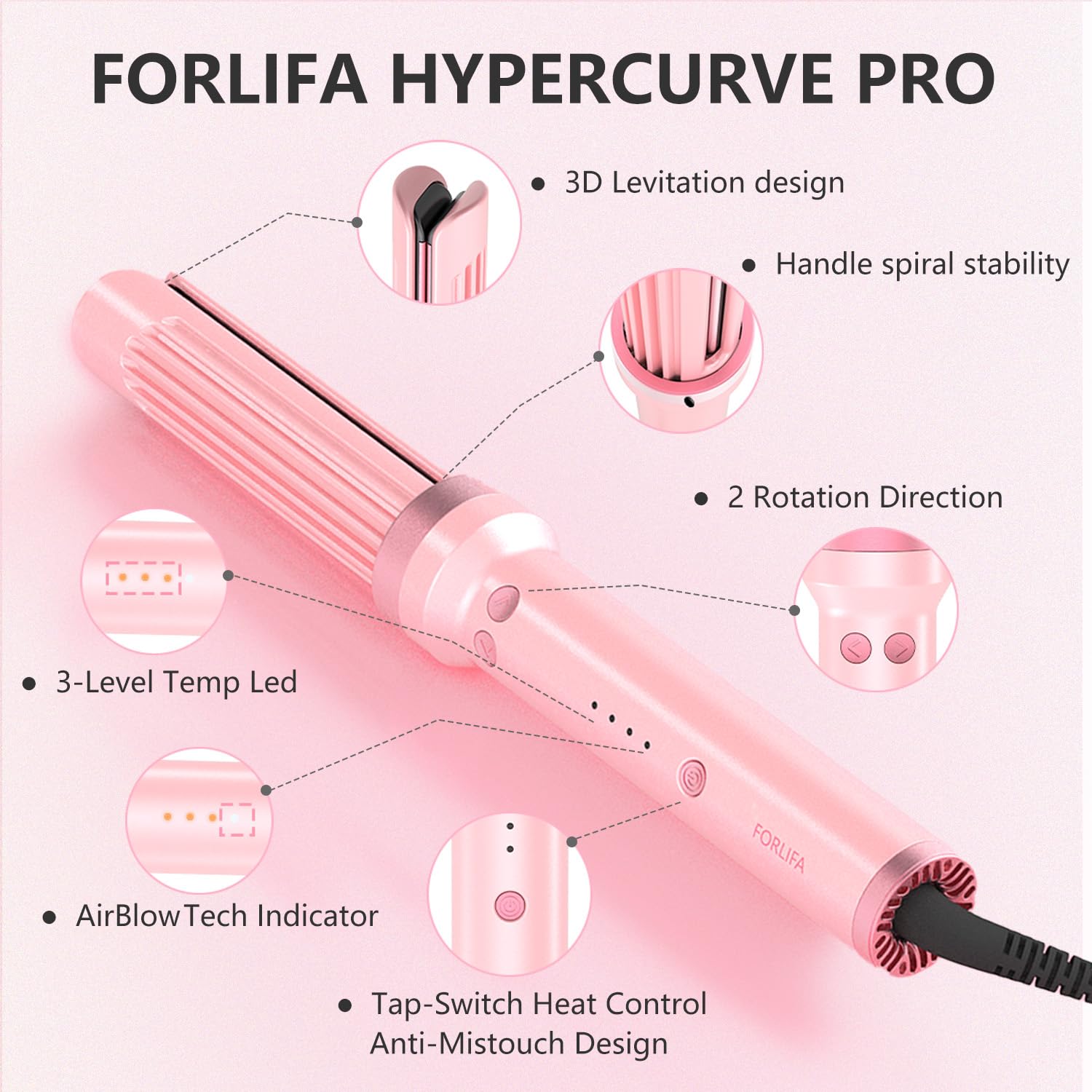 FORLIFA Pro Protein Shield layer detail highlights heat protection barrier.