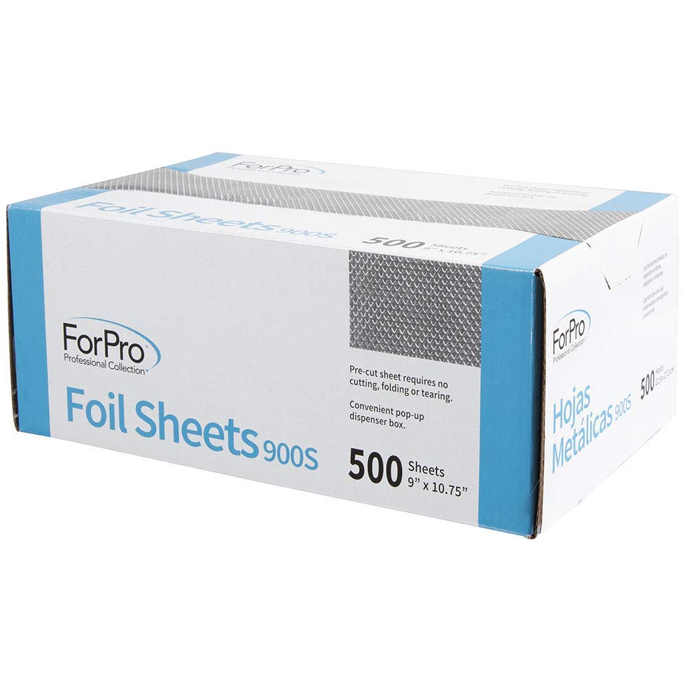ForPro embossed foil sheets dispenser close-up showing easy pop-up access for faster setups.