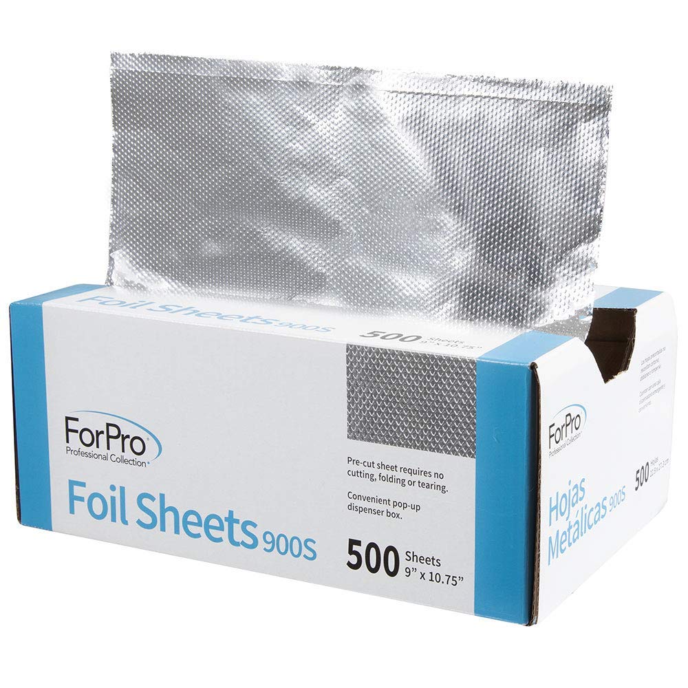ForPro embossed foil sheets pack-front for clean, precise hair color applications.