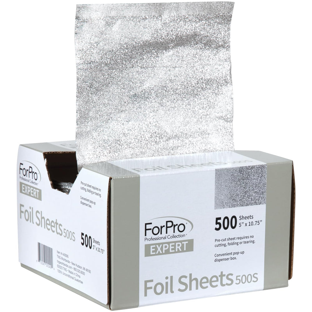 ForPro Expert hair-color foil ready sheets prevent slippage during color work