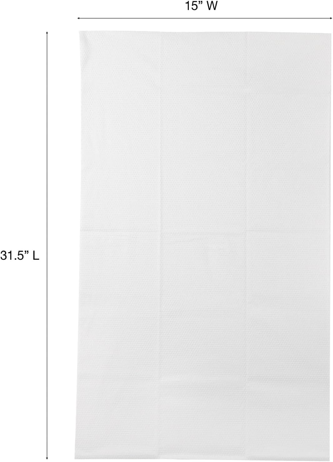 ForPro extra-large disposable towel ideal for wrapping hair and body after treatments.