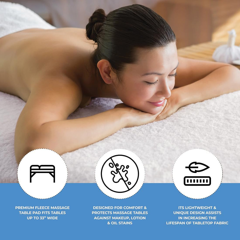 ForPro fleece pad dimensions 31x72 indicate table compatibility at a glance.