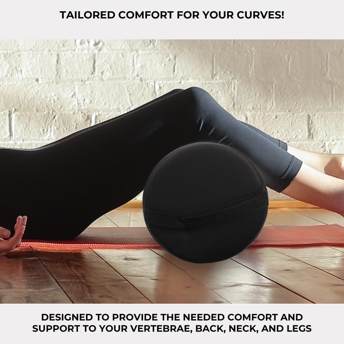 ForPro round bolster provides lasting support with high-density foam