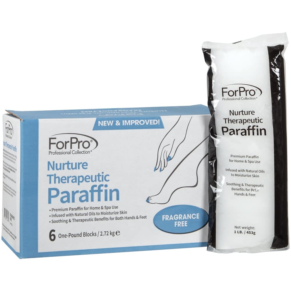 ForPro Nurture apricot kernel and jojoba oil infusion visible on the block for deep hydration.